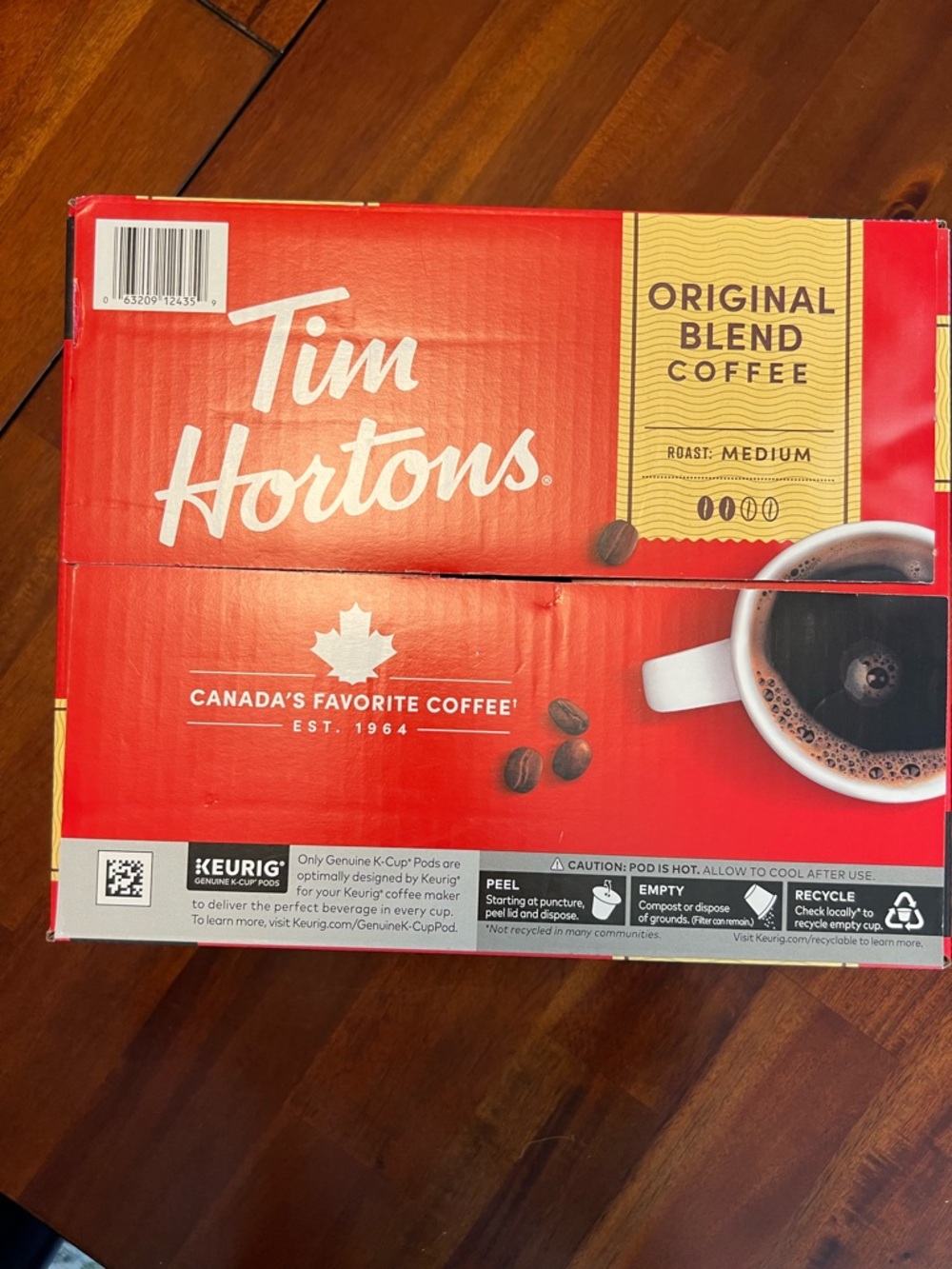 Tim Hortons Original Blend Coffee K-Cup Pods